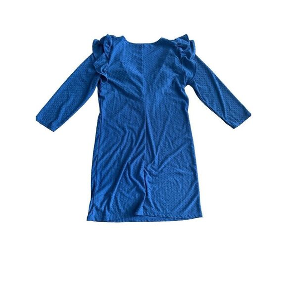 Lilly Pulitzer Blue Ruffle Mini Dress - Picture 2 of 7